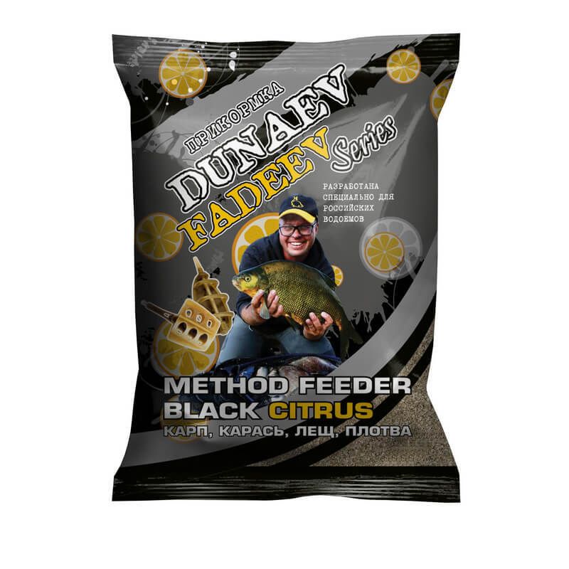 

Прикормка DUNAEV-FADEEV Method Feeder Black Citrus (1кг)