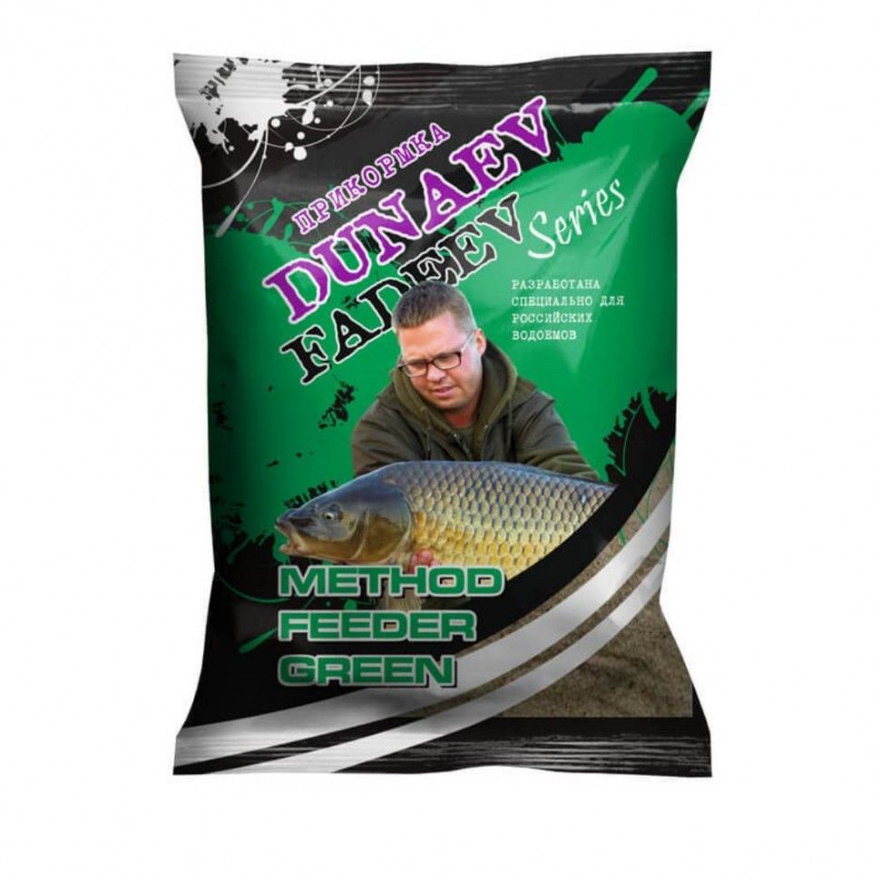 Прикормка DUNAEV-FADEEV Method Feeder Green (1кг)