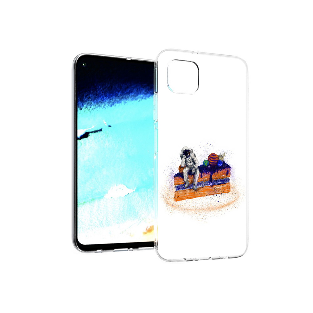 

Чехол MyPads Tocco для Huawei Nova 6 SE торт с планетами, Прозрачный, Tocco