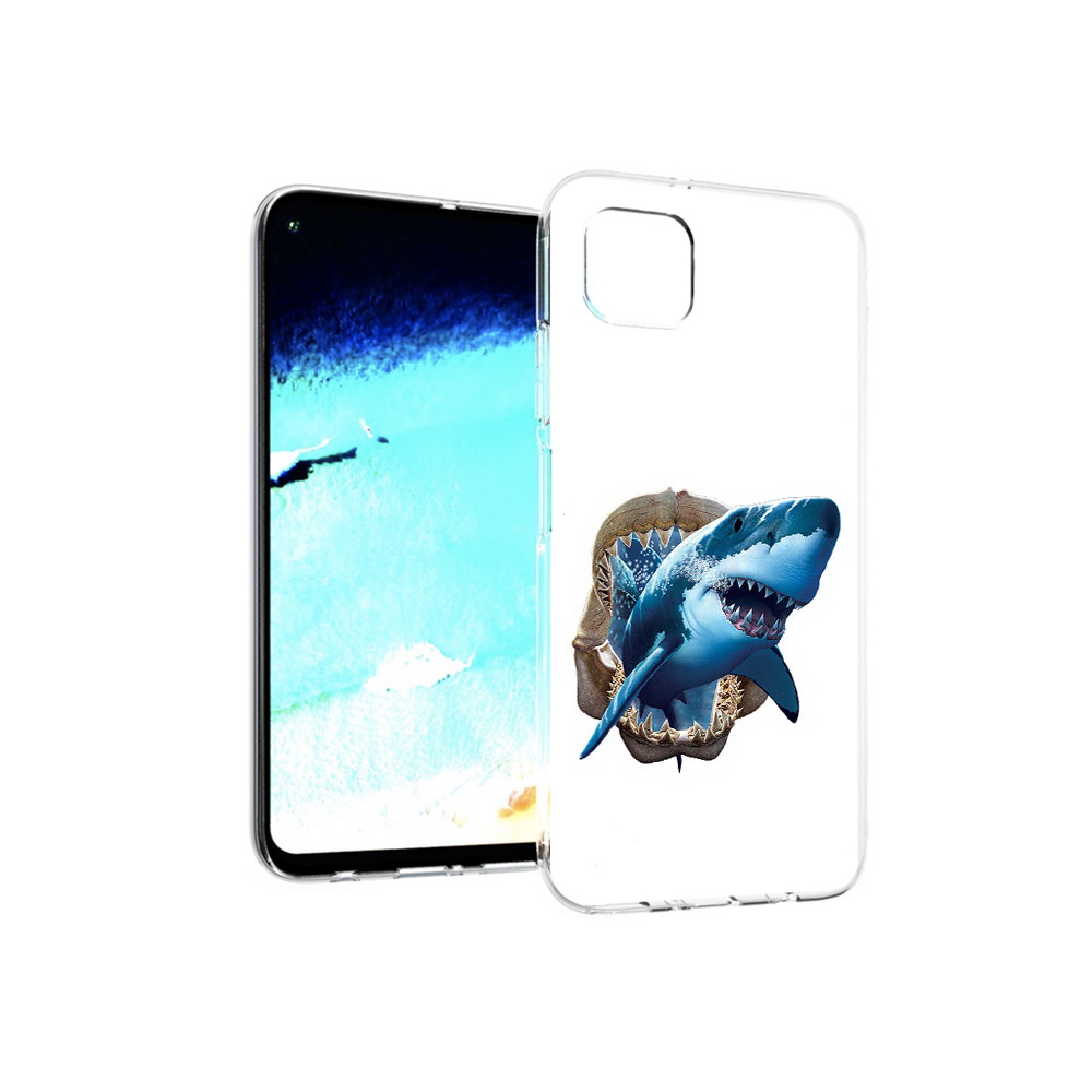 Чехол MyPads Tocco для Huawei Nova 6 SE челюсти