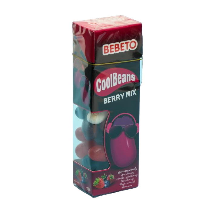 Жевательный мармелад BEBETO COOL BEANS BERRY MIX, 30 г