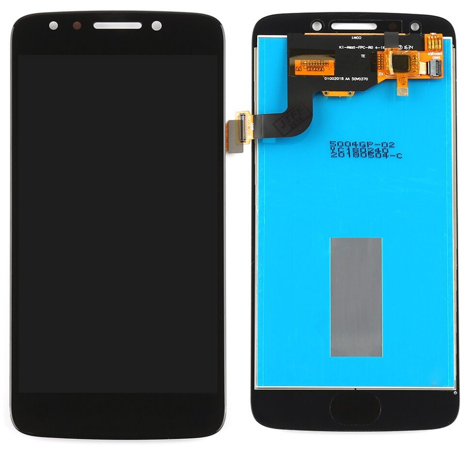 

Дисплей с тачскрином для Motorola E4 черный, для Motorola E4
