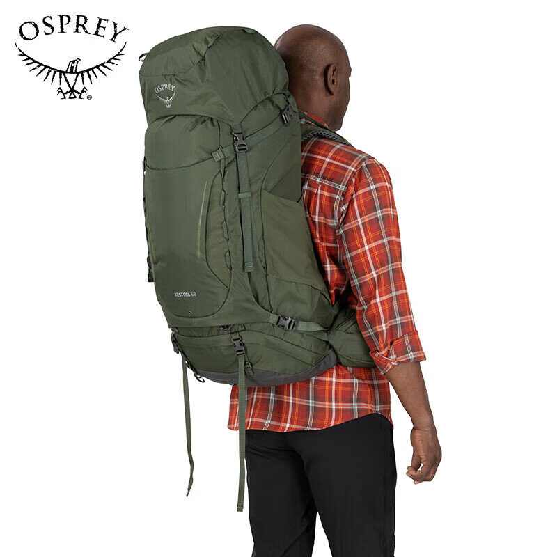 

Рюкзак туристический треккинговый OSPREY Kestrel 58l L/XL Khaki green, Зеленый, Kestrel 58l