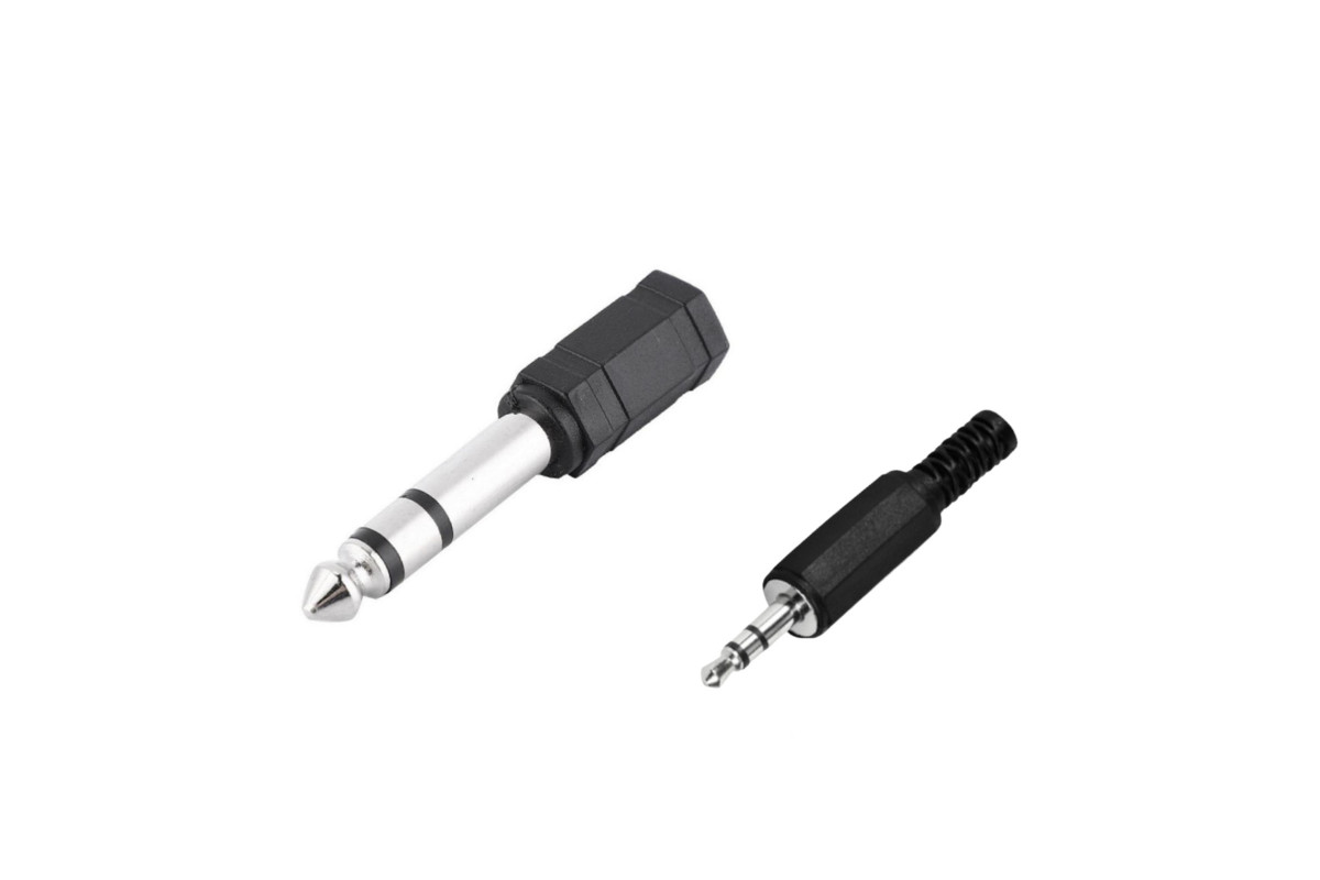 

Переходник Mobicent 3.5 Jack - 6.3 Jack MCER310104 черный