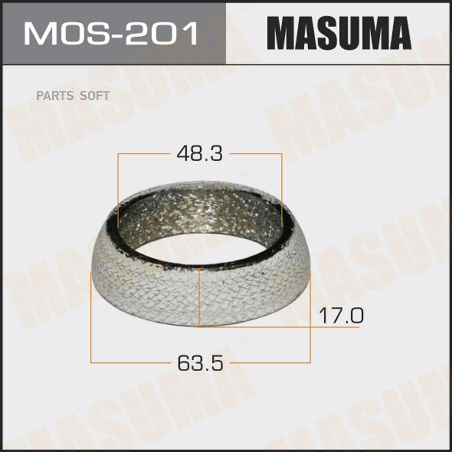 MOS-201_кольцо глушителя уплотнительное!(м) 48.3x63.5 Toyota