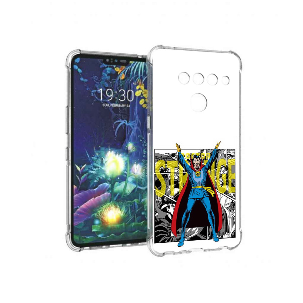 

Чехол MyPads Tocco для LG V50 ThinQ доктор стренж комикс, Прозрачный, Tocco