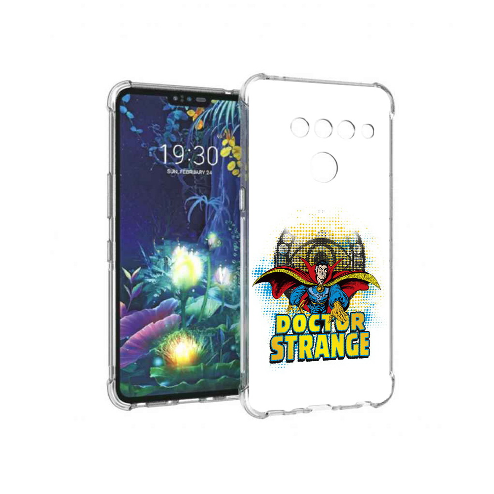 

Чехол MyPads Tocco для LG V50 ThinQ доктор стренж рисунок, Прозрачный, Tocco