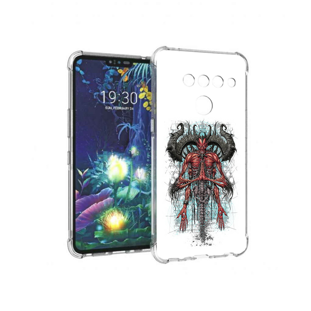 

Чехол MyPads Tocco для LG V50 ThinQ дьявол, Прозрачный, Tocco