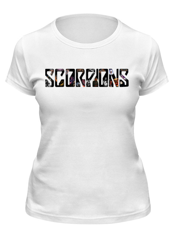 

Футболка женская Printio Scorpions band белая L, Белый, Scorpions band