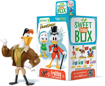 Пастилки Sweet Box Disney Утиные истории фруктовые с подарком 5 г