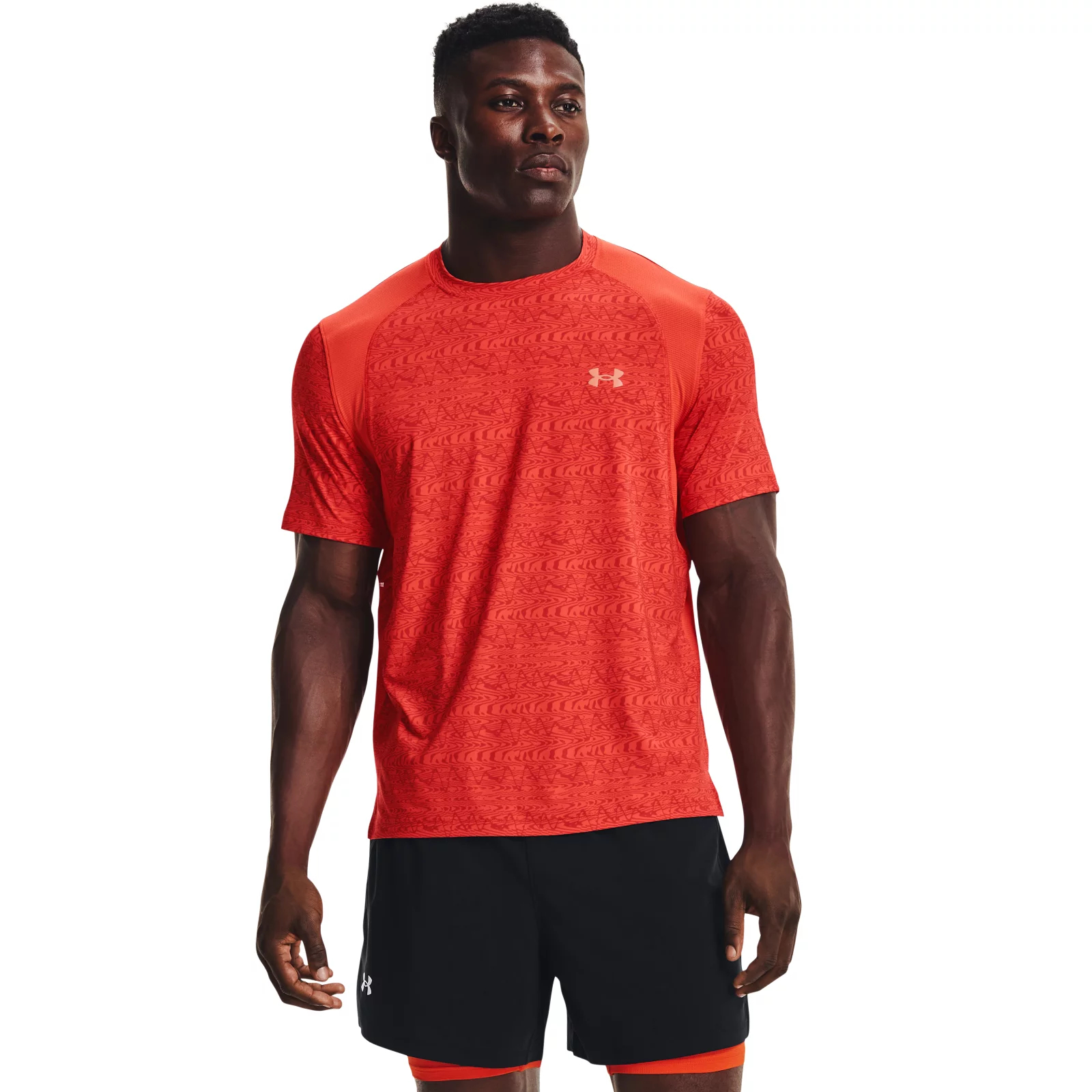 фото Футболка мужская under armour 1366497-860 оранжевая s/m