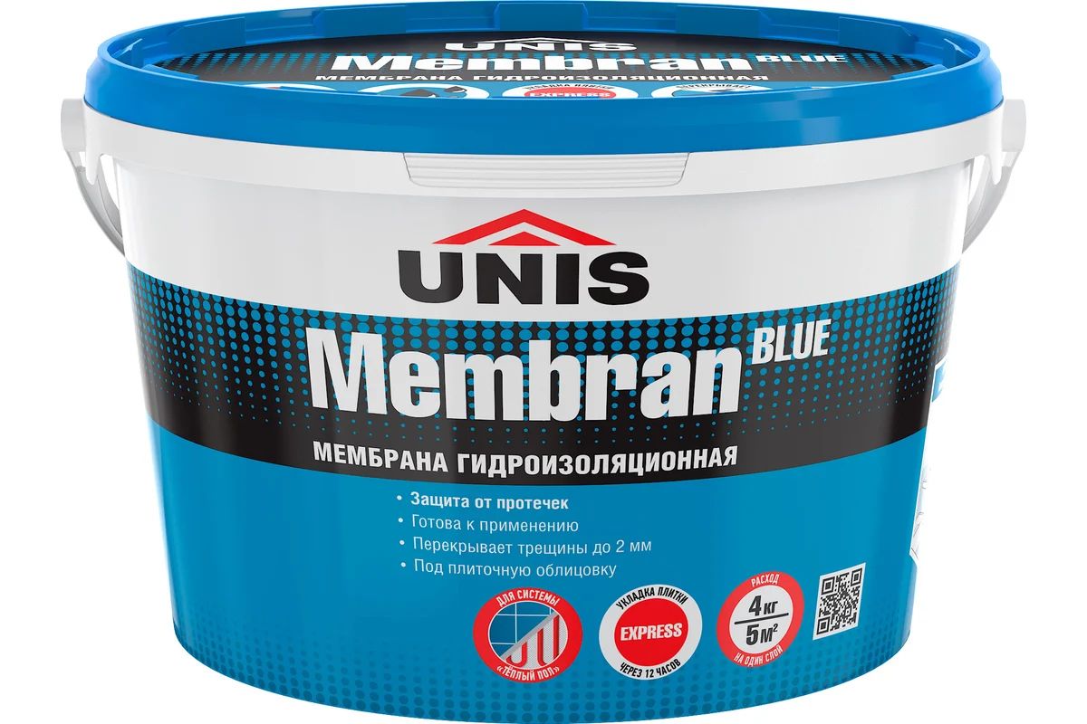 UNIS Мембрана гидроизоляционная BlueMembran 4 кг