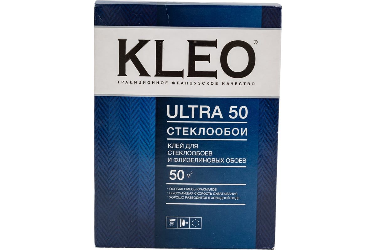 Клей для стеклообоев и флизелиновых обоев KLEO ULTRA 50, сыпучий