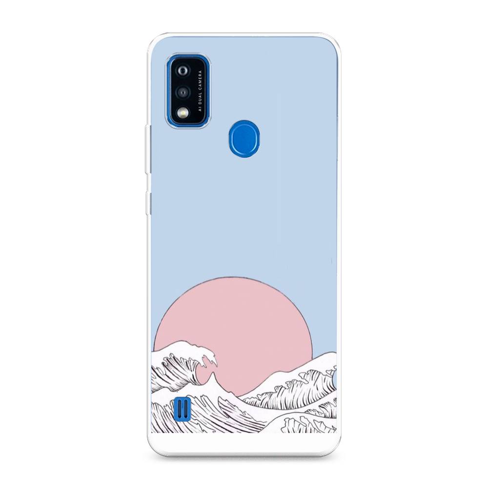 

Чехол Awog на ZTE Blade A51 / ЗТЕ Блэйд A51 "Японское солнце", 134550-10