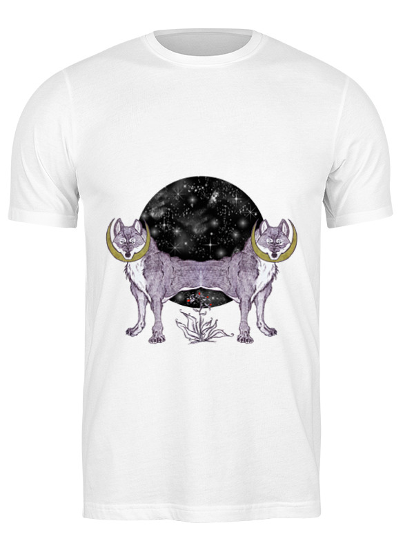 

Футболка мужская Printio Волчья ягода белая L, Волчья ягода