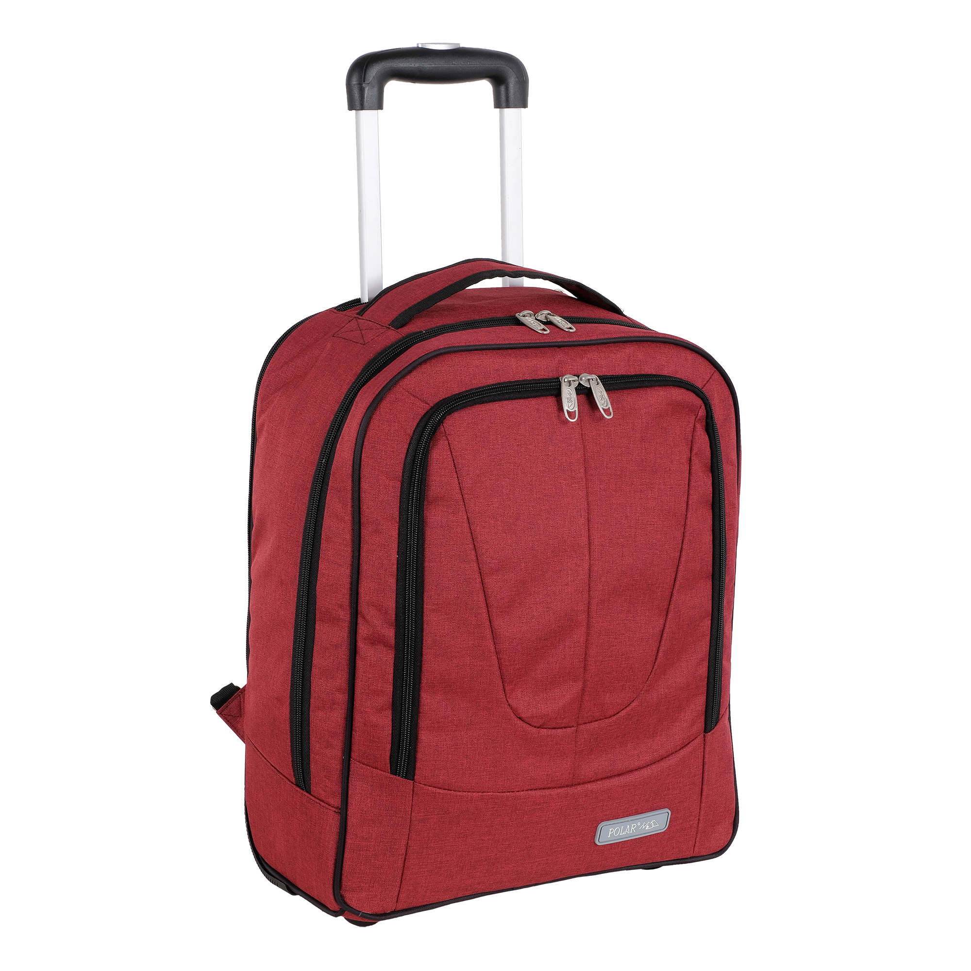 фото Дорожный рюкзак унисекс polar п7111 бордовый, 49x38x19 см