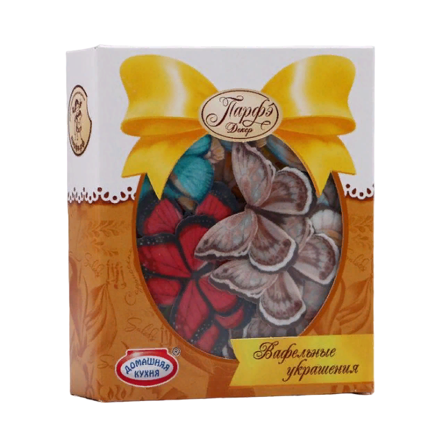 

Вафельные бабочки Топ Декор двухсторонние, микс, 180 шт.