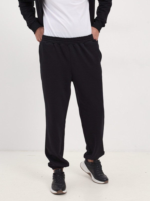 Спортивные брюки мужские MOM №1 MOM-88-5124 черные 2XL