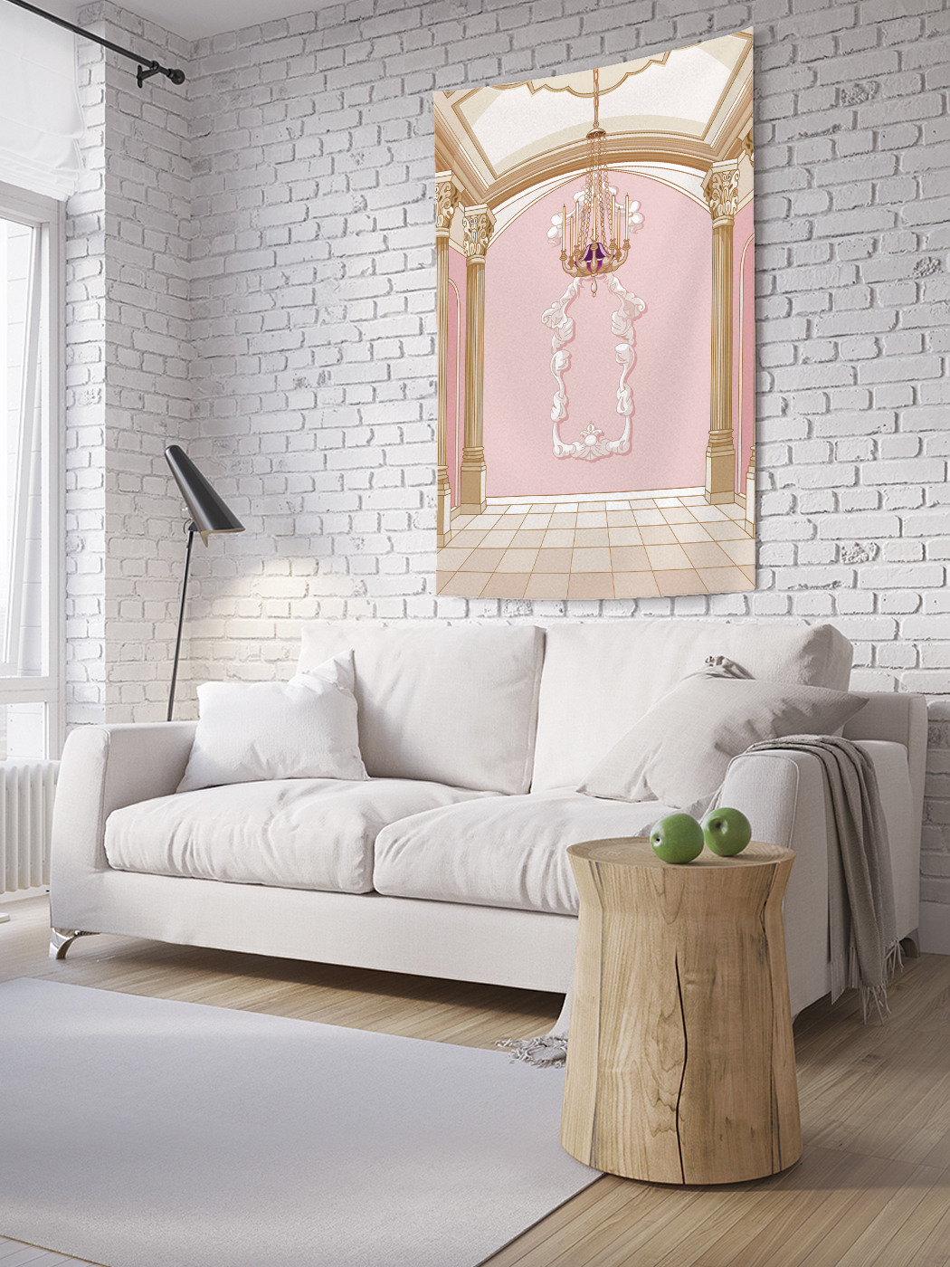 

Вертикальное фотопанно на стену JoyArty Королевский зал 100x150 см, Королевский зал