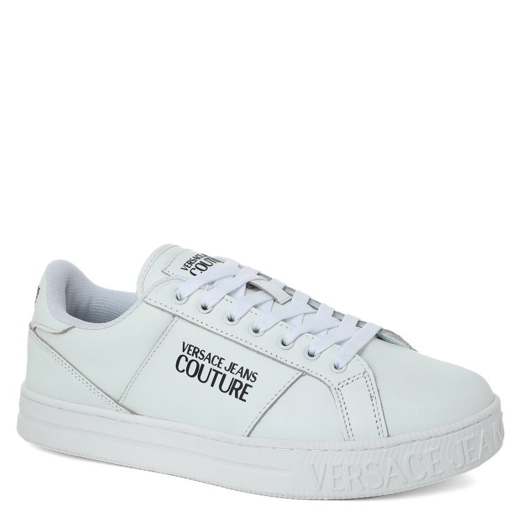 

Кеды мужские Versace Jeans Couture 74YA3SKE белые 43 EU, Белый, 74YA3SKE