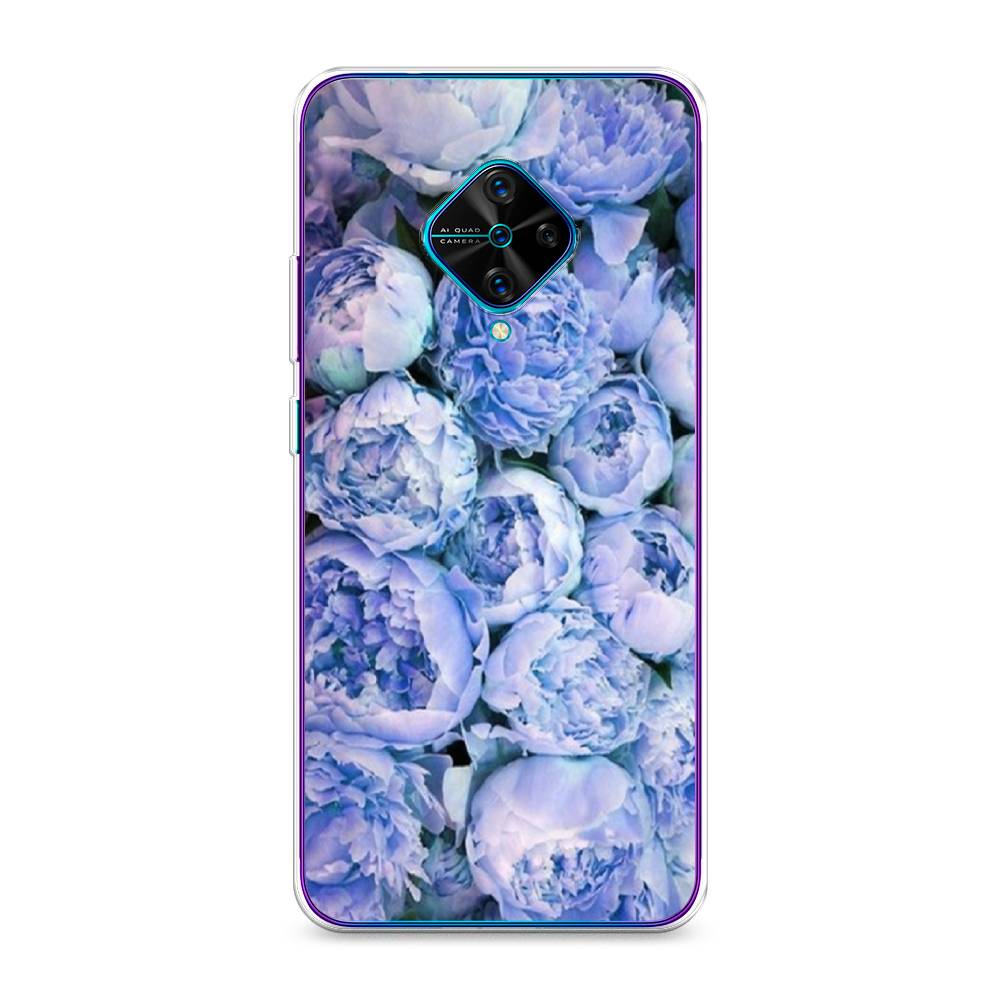 

Чехол Awog на Vivo Y9s "Пионы голубые", Разноцветный, 262450-8