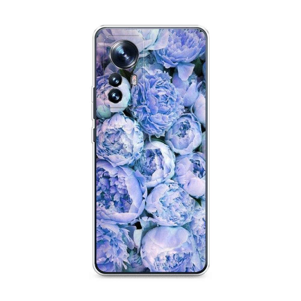 

Чехол Awog на Xiaomi 12 "Пионы голубые", Разноцветный, 312350-8