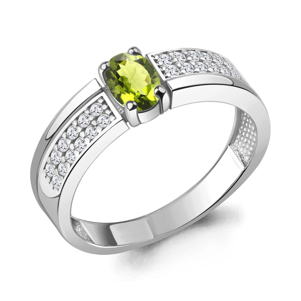 

Кольцо из серебра р. 18 AQUAMARINE 6980507А_925_р, 6980507А_925_р