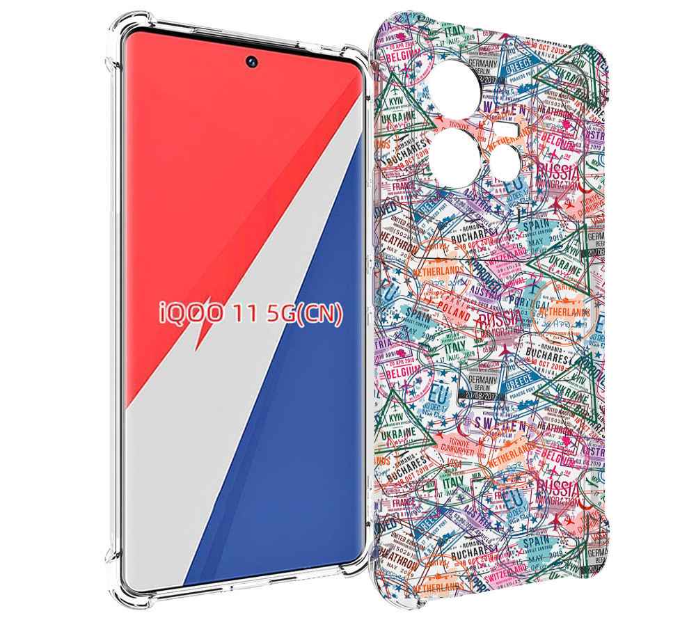 

Чехол MyPads загранчехол для Vivo iQOO 11, Прозрачный, Tocco