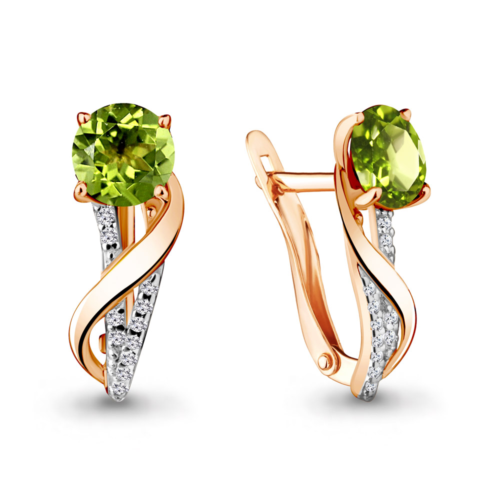 Серьги из серебра 4405407А_925_з