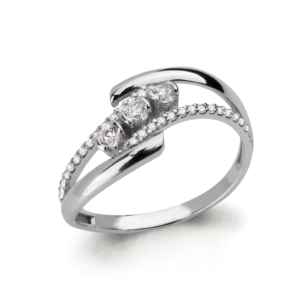 

Кольцо из серебра р. 17 AQUAMARINE 65730А_925_р, 65730А_925_р