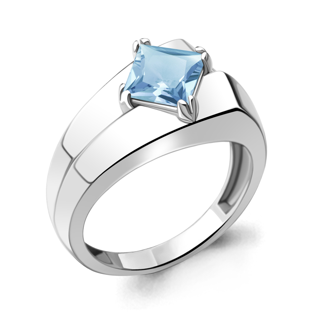 

Кольцо из серебра р. 17,5 AQUAMARINE 6947405_925_р, 6947405_925_р