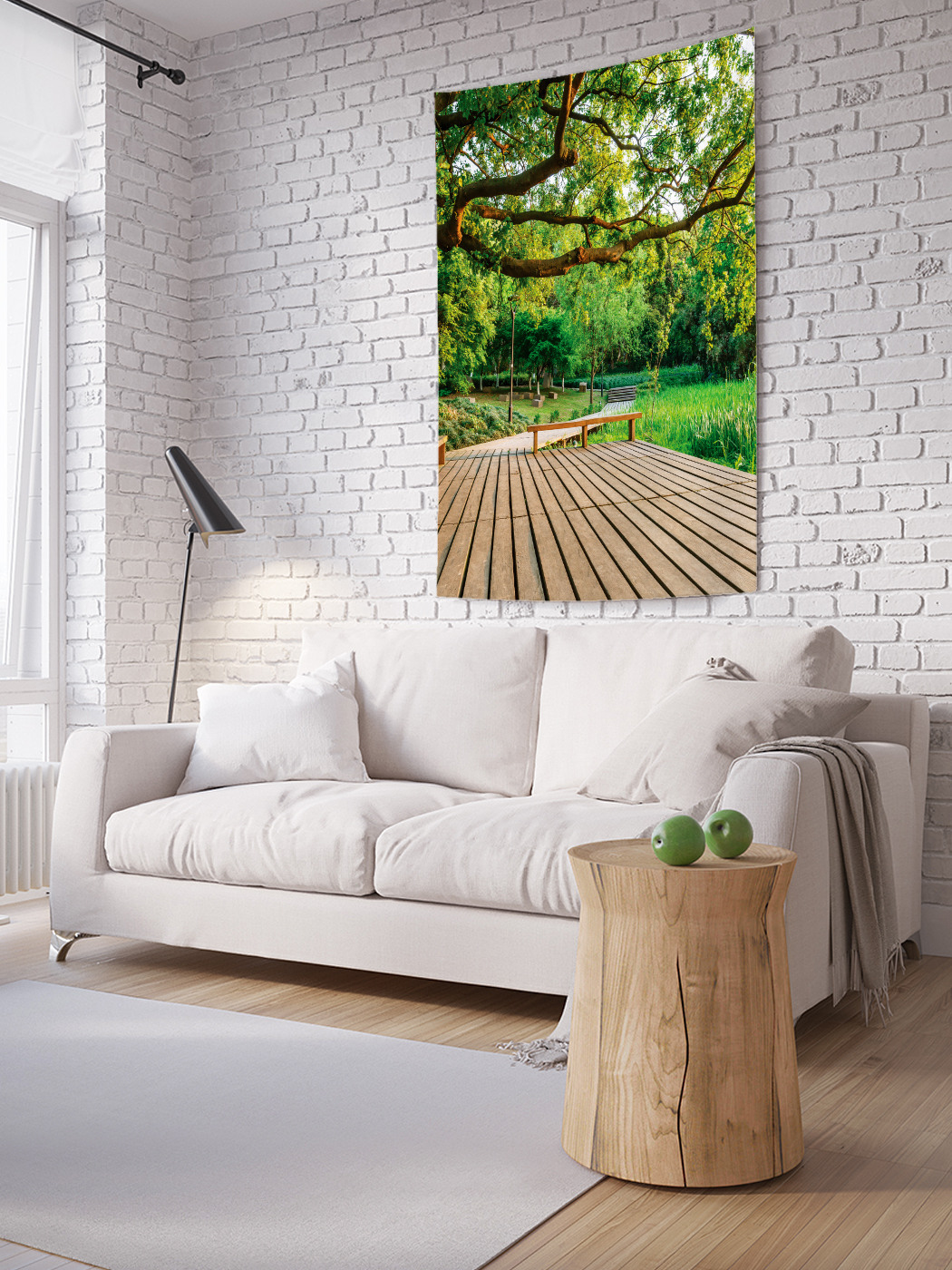 

Вертикальное фотопанно на стену JoyArty Парковые тропы 100x150 см, Парковые тропы