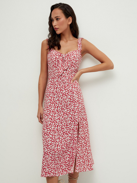 

Платье женское ZARINA 2266031532-207 красное 2XS, 2266031532