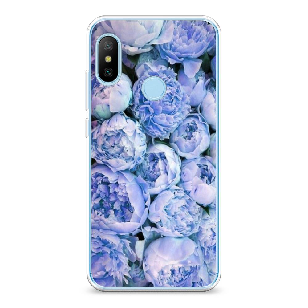 

Чехол Awog на Xiaomi Redmi 6 Pro/6 Plus/Mi A2 Lite "Пионы голубые", Разноцветный, 33950-8