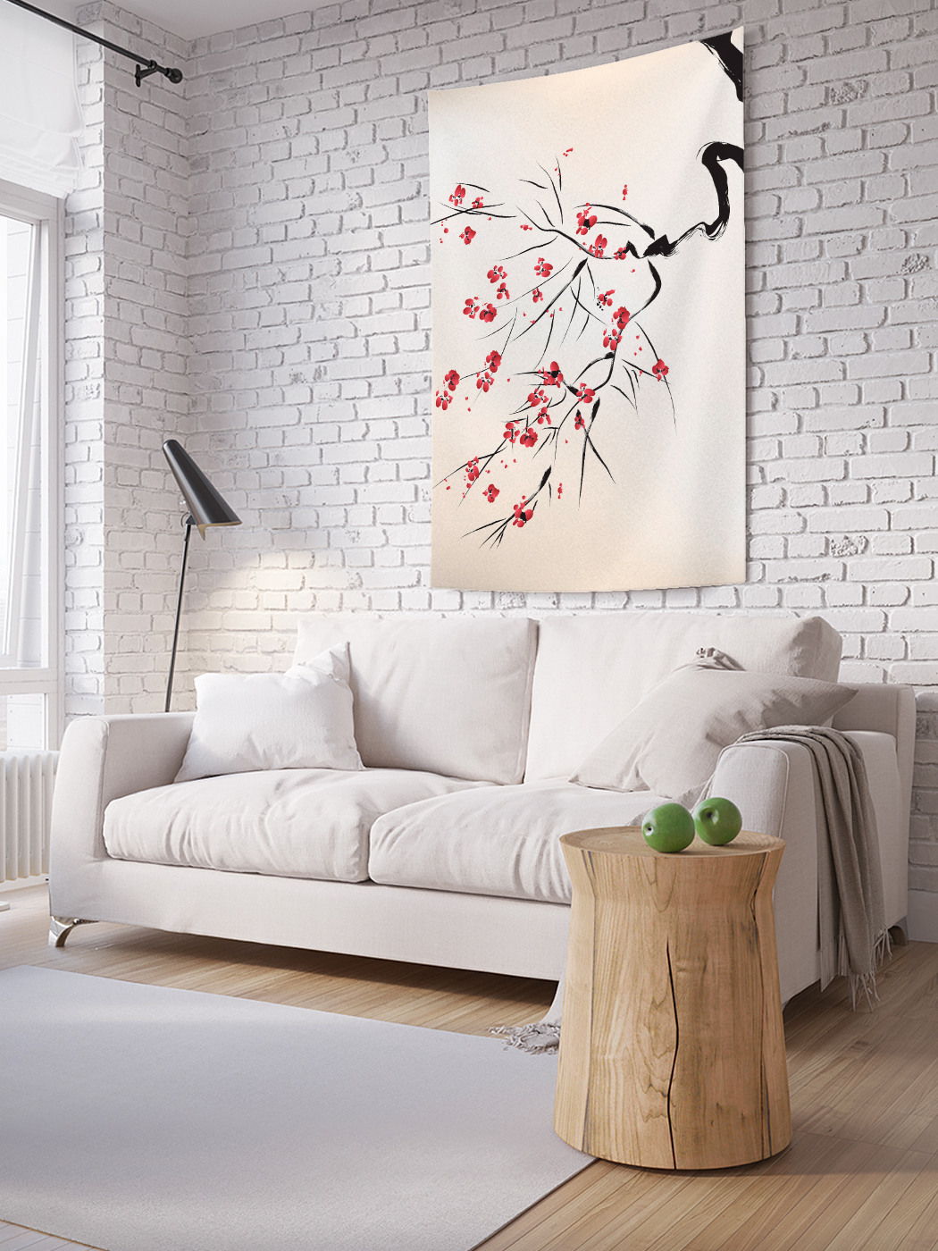 

Вертикальное фотопанно на стену JoyArty Кривизна ветки 100x150 см, Кривизна ветки