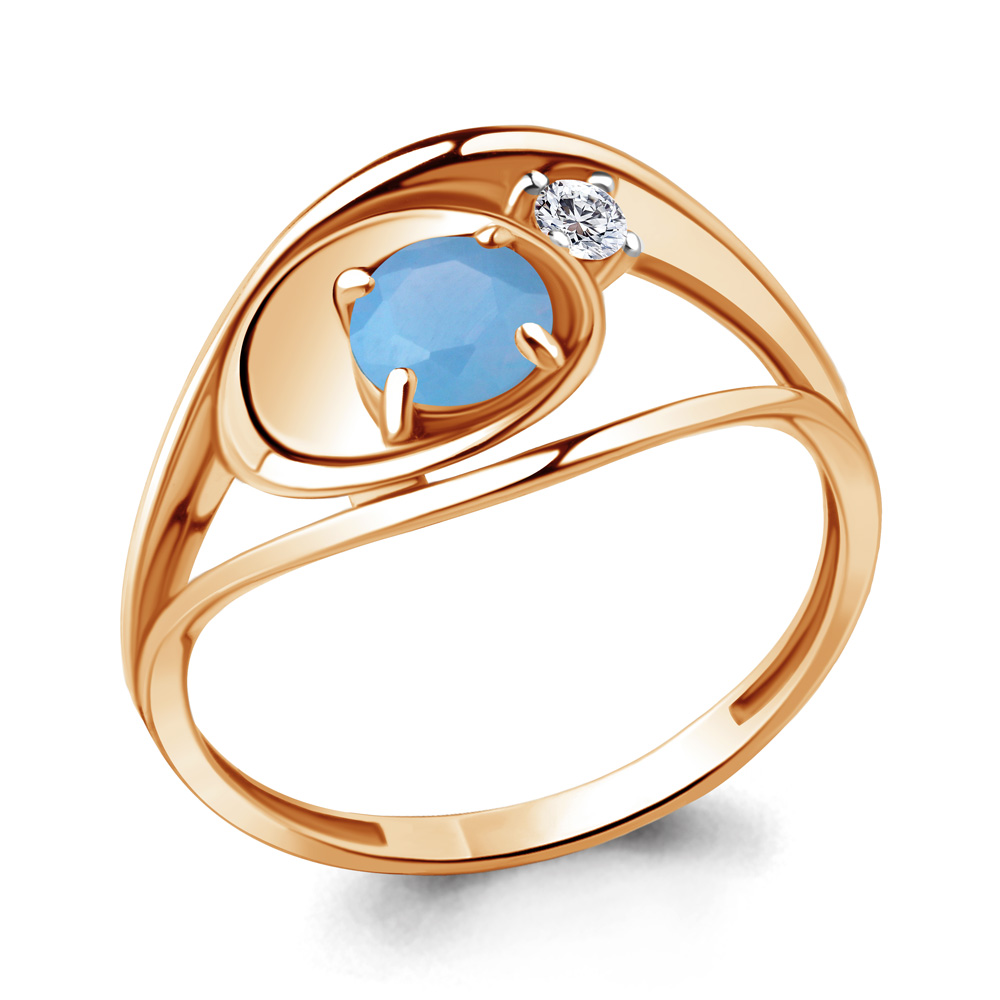 

Кольцо из серебра р. 18 AQUAMARINE 69444605А_925_з, 69444605А_925_з