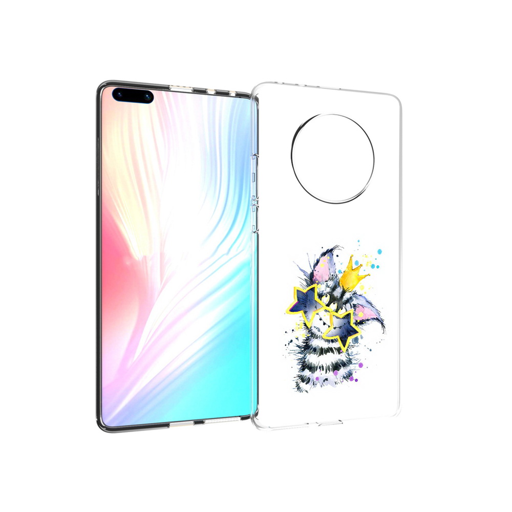 

Чехол MyPads Tocco для Huawei Mate 40 Pro Мартовский Нуся, Прозрачный, Tocco