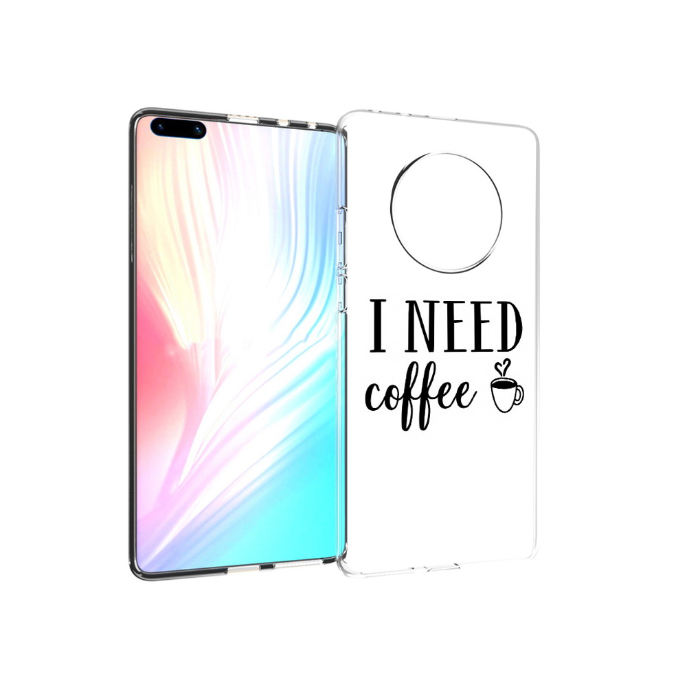 Чехол MyPads Tocco для Huawei Mate 40 Pro Мне нужен кофе