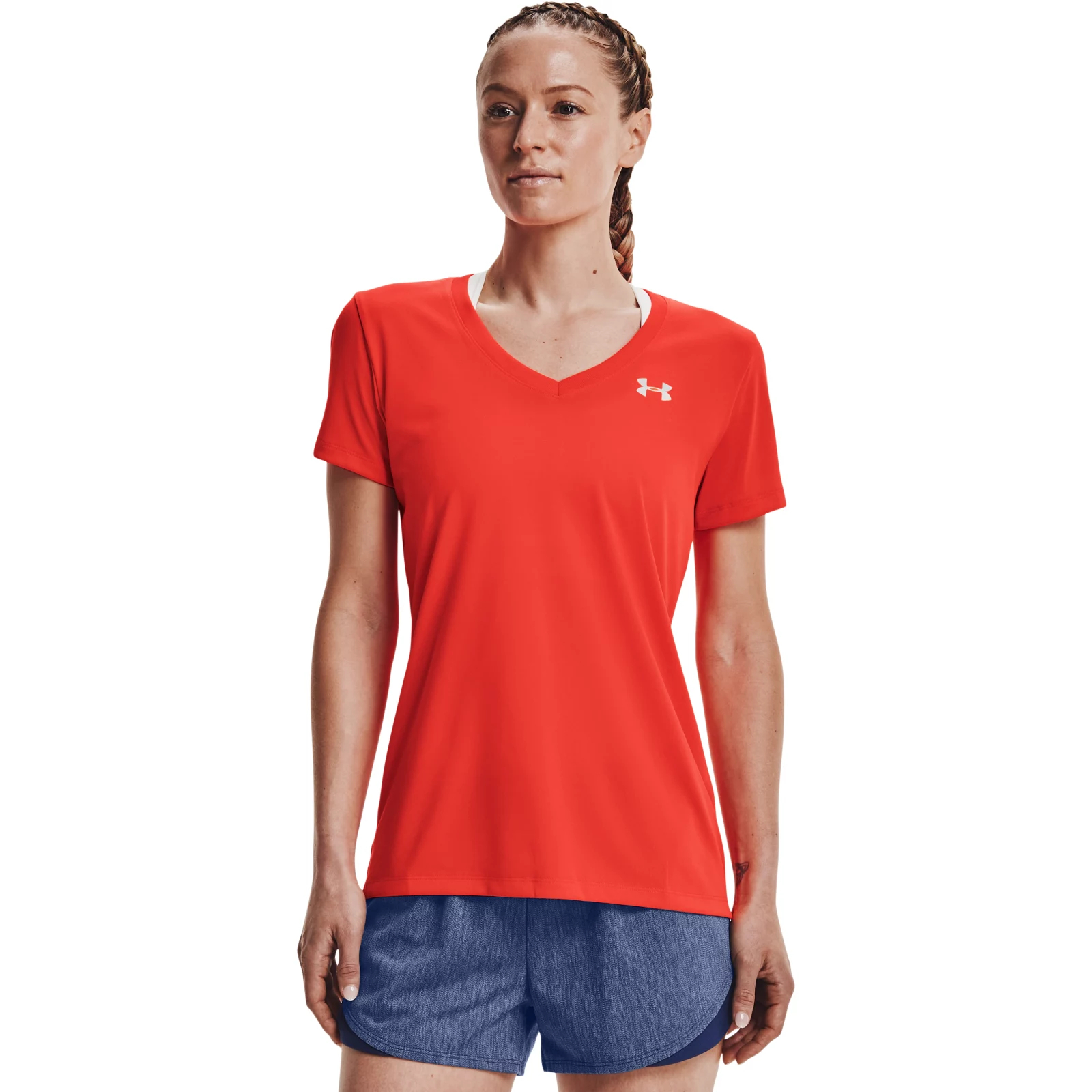 фото Футболка женская under armour 1255839 красная s/m