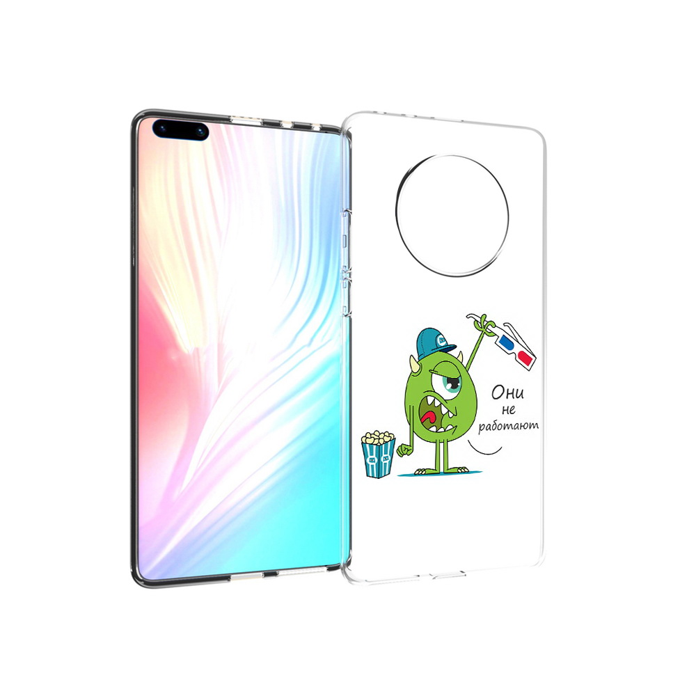 

Чехол MyPads Tocco для Huawei Mate 40 Pro Очки не работают, Прозрачный, Tocco