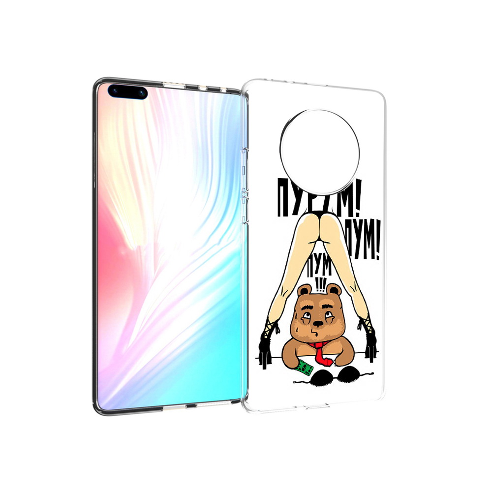 

Чехол MyPads Tocco для Huawei Mate 40 Pro Пурум пум пум, Прозрачный, Tocco