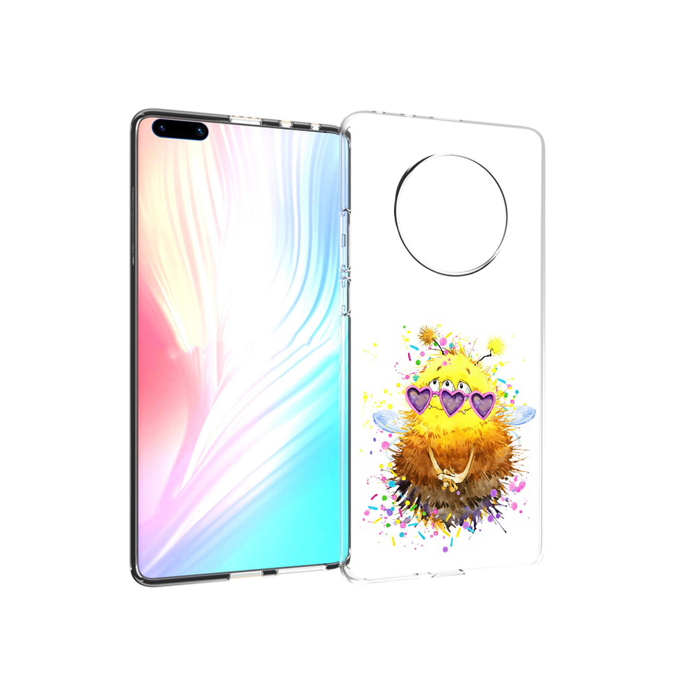

Чехол MyPads Tocco для Huawei Mate 40 Pro Пушитый шмель, Прозрачный, Tocco