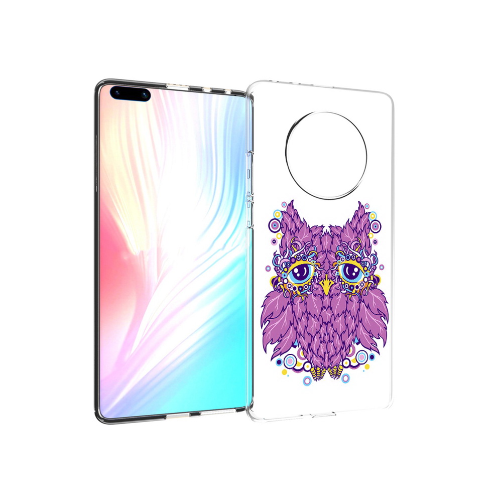 Чехол MyPads Tocco для Huawei Mate 40 Pro Розовая сова