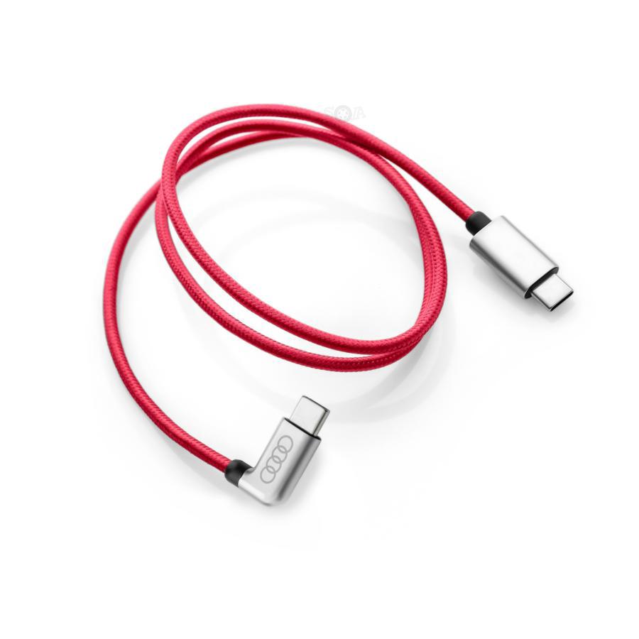 Кабель VAG USB Type-C - USB Type-C, 1 м, красный