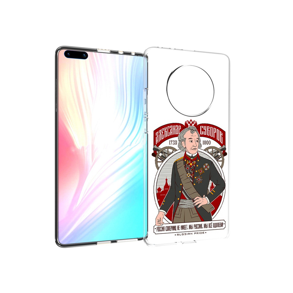 

Чехол MyPads Tocco для Huawei Mate 40 Pro Суворов, Прозрачный, Tocco