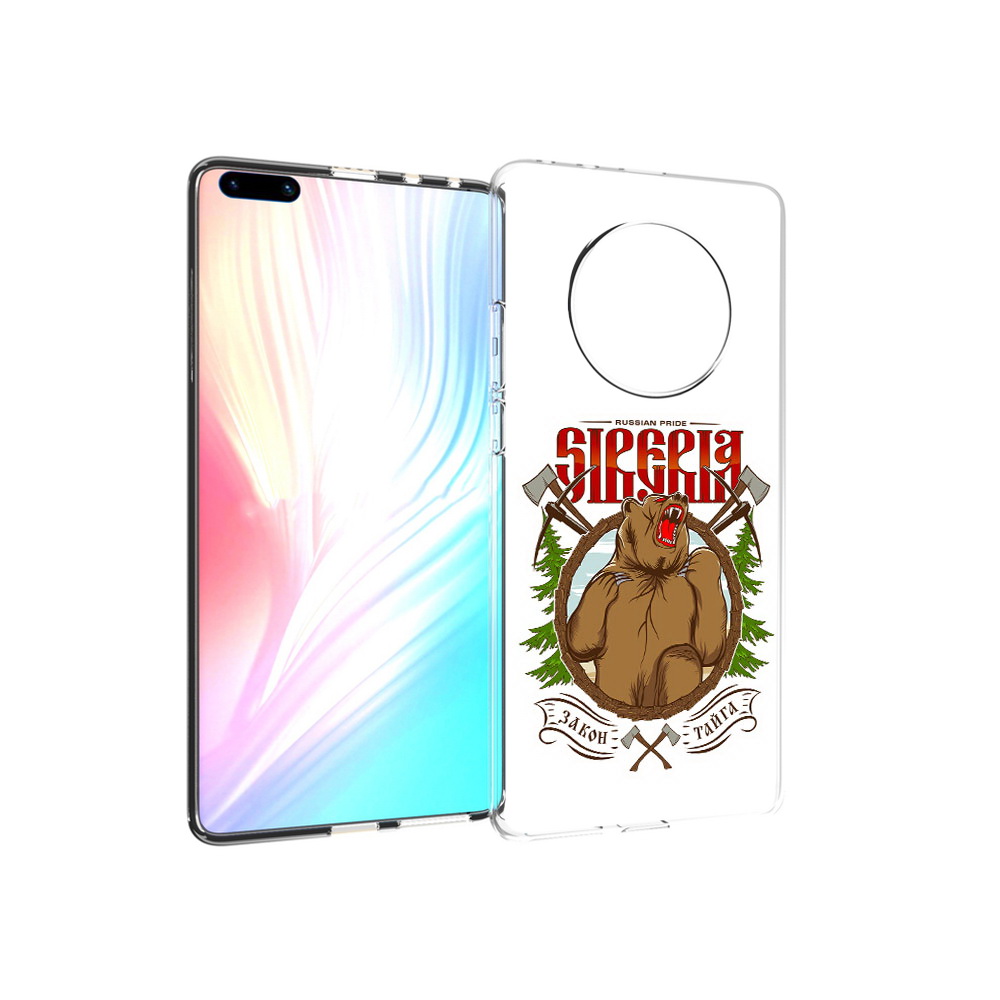 

Чехол MyPads Tocco для Huawei Mate 40 Pro Тайга, Прозрачный, Tocco