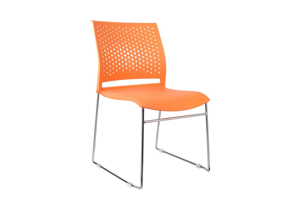 Конференц-кресло Рива Чейр RCH D918 Пластик оранжевый