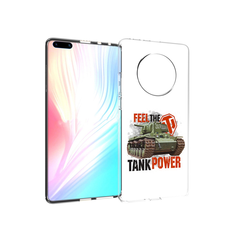 

Чехол MyPads Tocco для Huawei Mate 40 Pro Танк, Прозрачный, Tocco