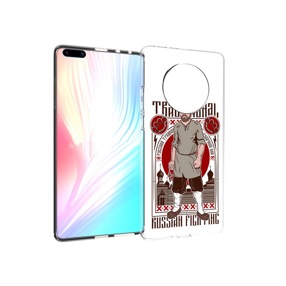 

Чехол MyPads Tocco для Huawei Mate 40 Pro Традициональный мужчина, Прозрачный, Tocco