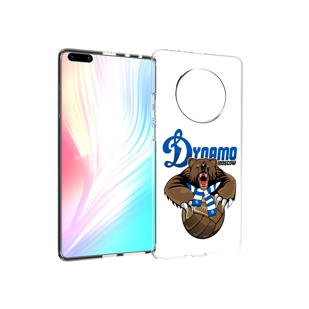 

Чехол MyPads Tocco для Huawei Mate 40 Pro ФК Динамо медведь, Прозрачный, Tocco